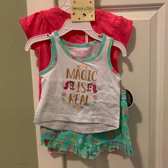*2 for $20* 4 piece unicorn outfit set - Picture 5 of 5